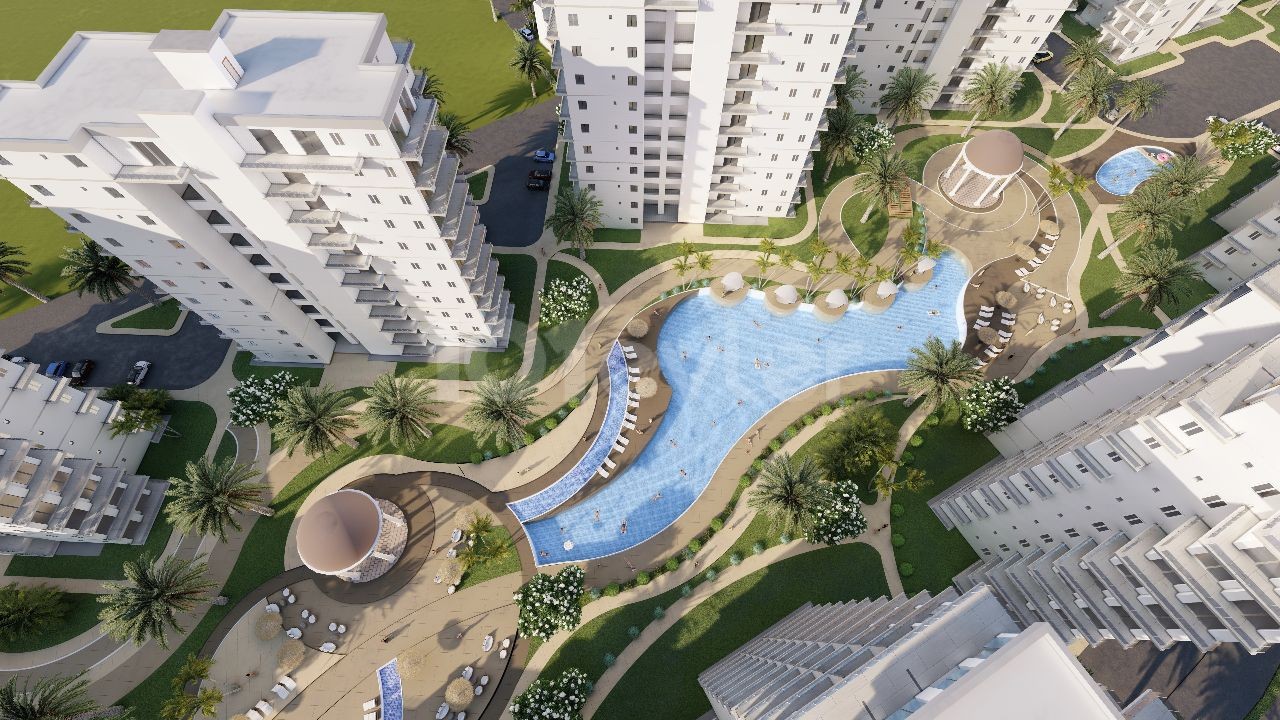 3+1 Penthouse At Caesar Blue In Iskele Bogaz, 200 Meters From The Sea, In 48 Monthly Interest-Free Installments. 6%Cashback