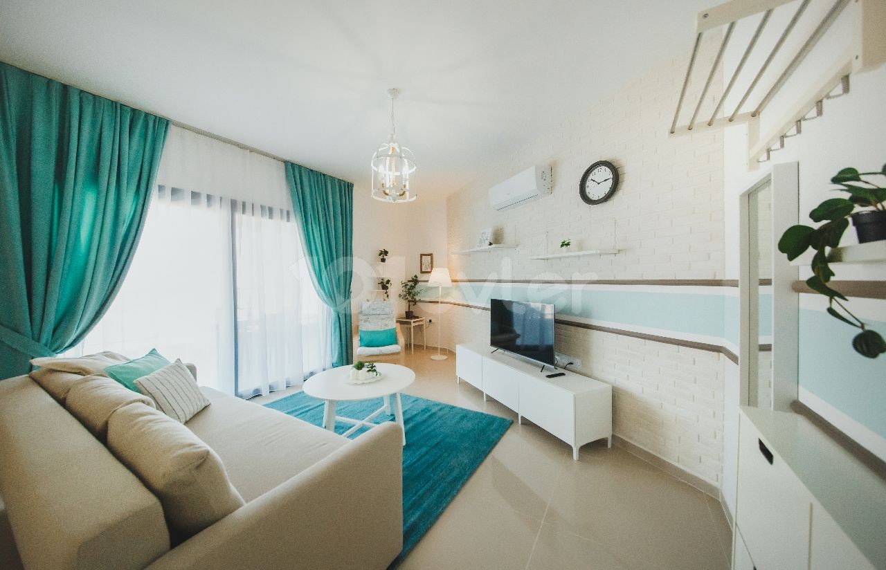 1+1 flat For Sale, 48 month installment, Iskele Long Beach, Caesar Resort