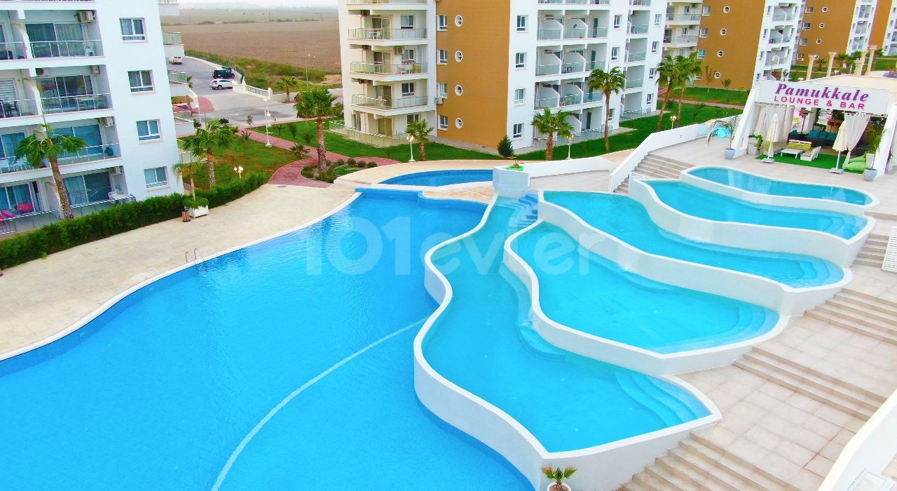 1+1 flat For Sale, 48 month installment, Iskele Long Beach, Caesar Resort