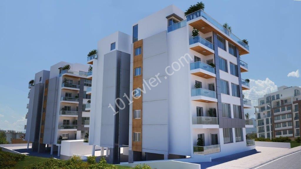 2+1 APARTMENTS FOR SALE, DESIGNED IN ACCORDANCE WITH MODERN ARCHITECTURE, WITHIN WALKING DISTANCE OF THE SEA IN THE CENTER OF KYRENIA ** 