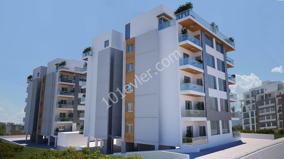 3+1 PENTHOUSES FOR SALE, DESIGNED IN ACCORDANCE WITH MODERN ARCHITECTURE, WITHIN WALKING DISTANCE OF THE SEA IN THE CENTER OF KYRENIA ** 