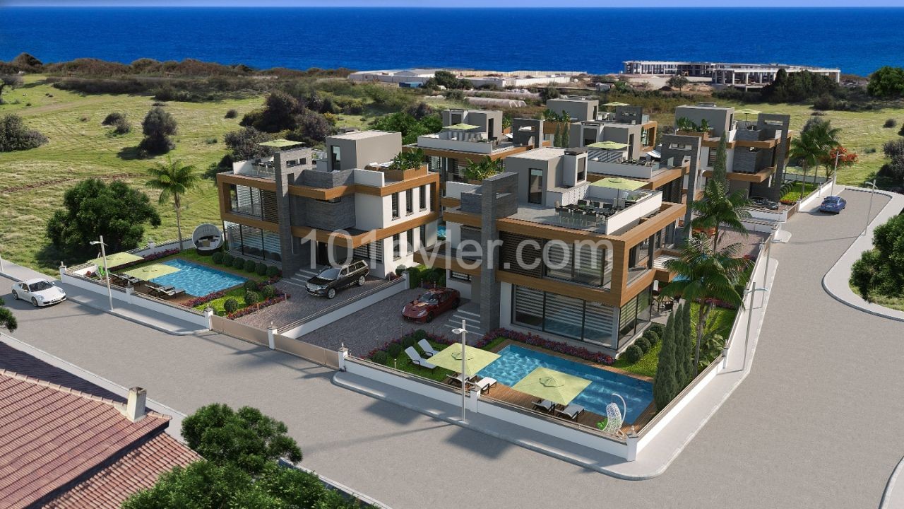 NEUE VILLA MIT BERGBLICK MIT POOL ZUM VERKAUF IN CHATALKÖY! ** 