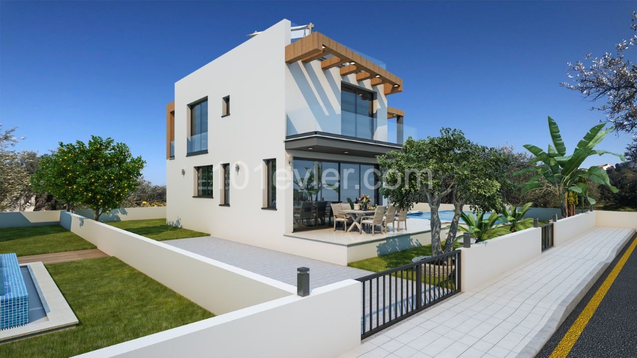 LUXURIOUS MODERN 3+1 VILLAS FOR SALE IN ÇATALKÖY! ** 