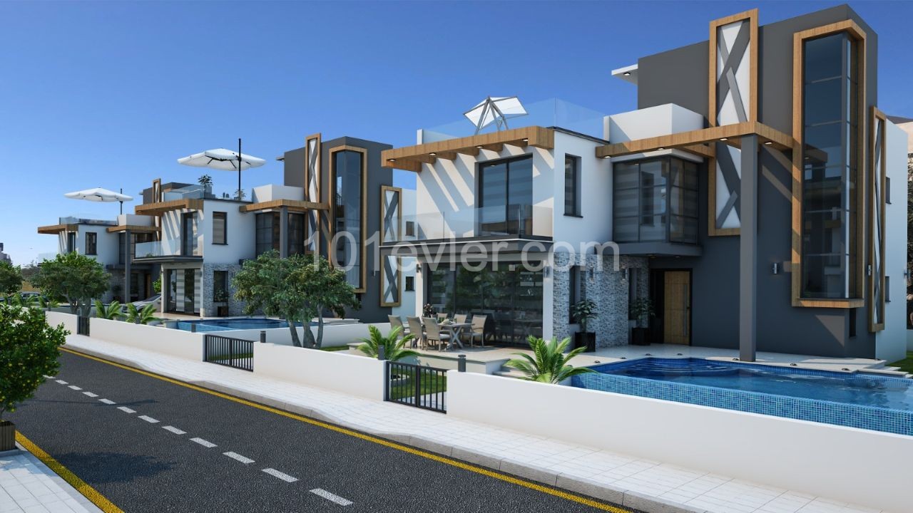 LUXURIOUS MODERN 3+1 VILLAS FOR SALE IN ÇATALKÖY! ** 