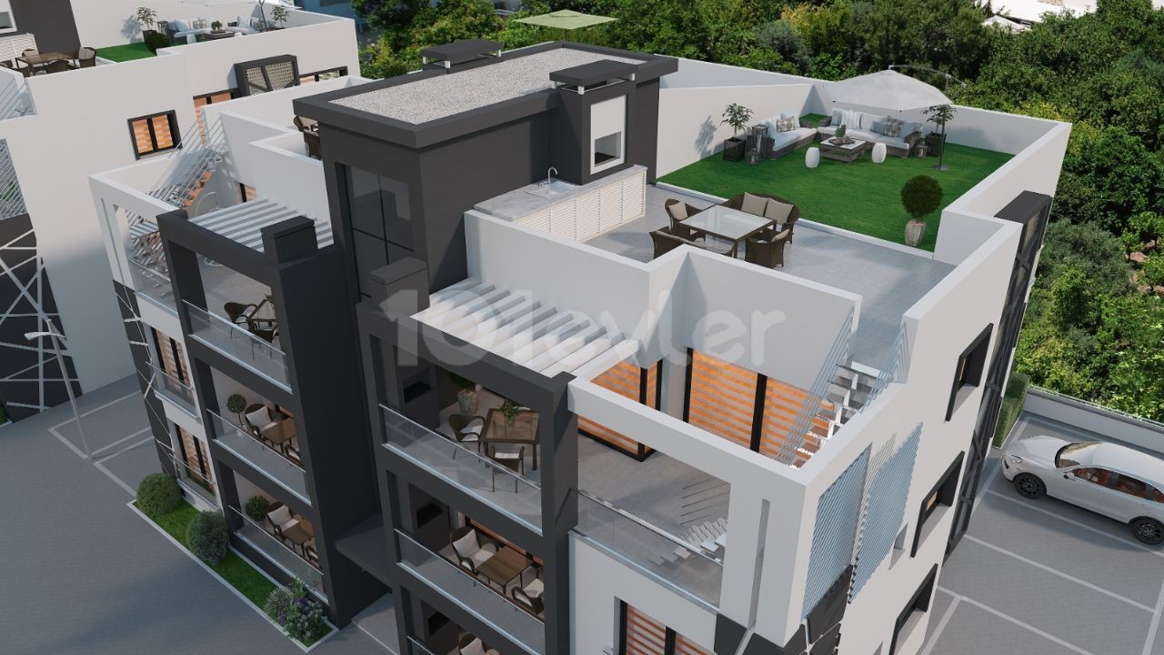 1+1 FLATS FOR SALE FOR LIFE AND COMMERCIAL PURPOSE IN A NEW PROJECT IN KYRENIA ALSANCAK! ** 