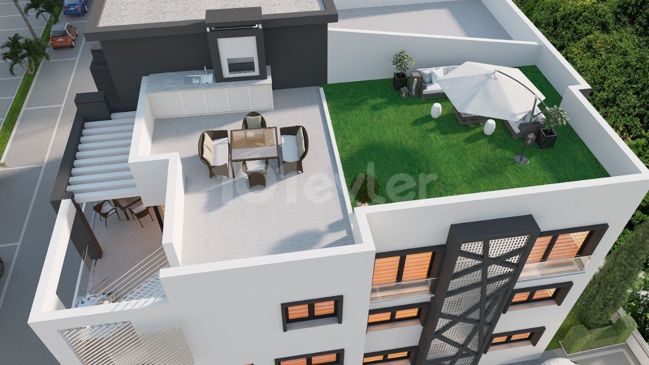 1+1 FLATS FOR SALE FOR LIFE AND COMMERCIAL PURPOSE IN A NEW PROJECT IN KYRENIA ALSANCAK! ** 