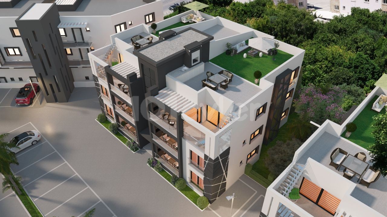 2+1 FLATS FOR LIVING AND COMMERCIAL PURPOSE IN NEW PRJOE FOR SALE IN ALSANCAK, KYRENIA! ** 