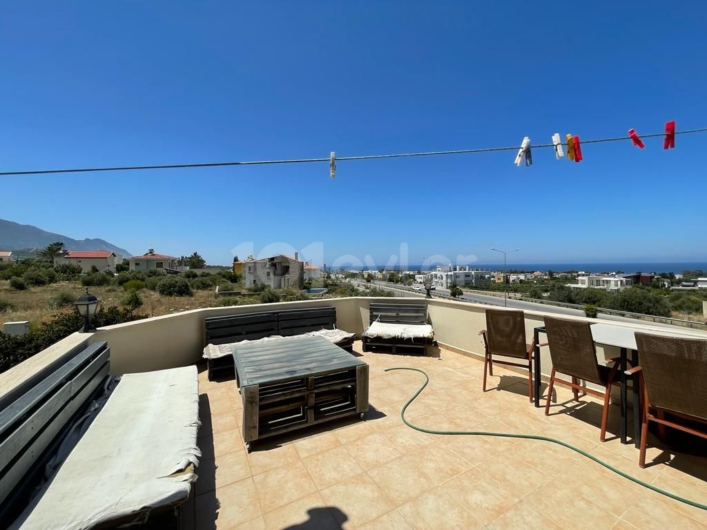 LUXURY VILLA WITH POOL FOR SALE WITH SEA VIEW THAT DOES NOT CLOSE THE WAY ON THE RING ROAD IN KYRENIA! ** 