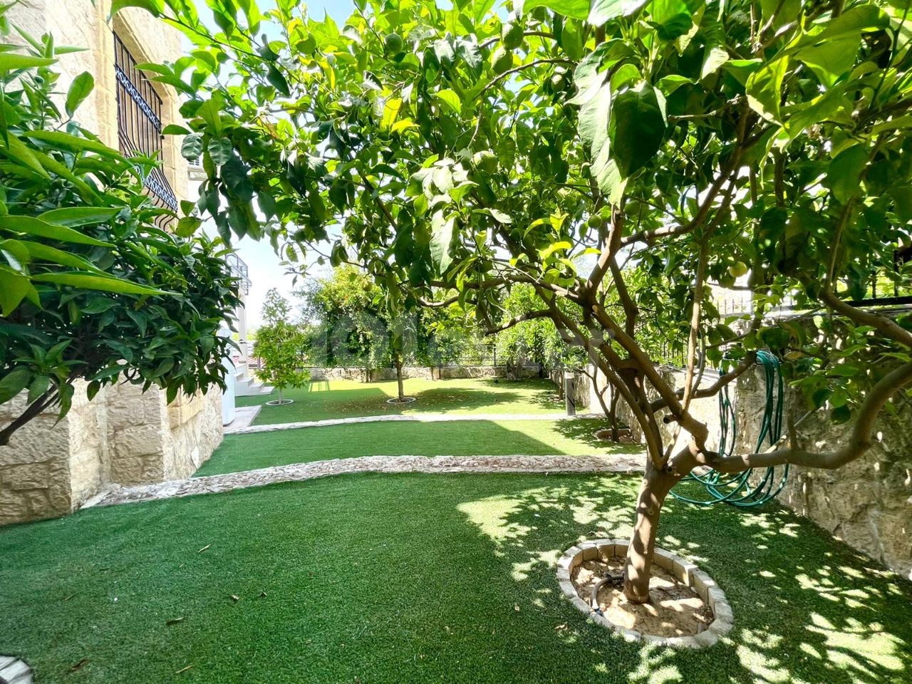 4 + 1 VILLA WITH A WONDERFUL GARDEN AND A PRIVATE POOL IN THE BELLAPAIS DISTRICT OF KYRENIA! ** 