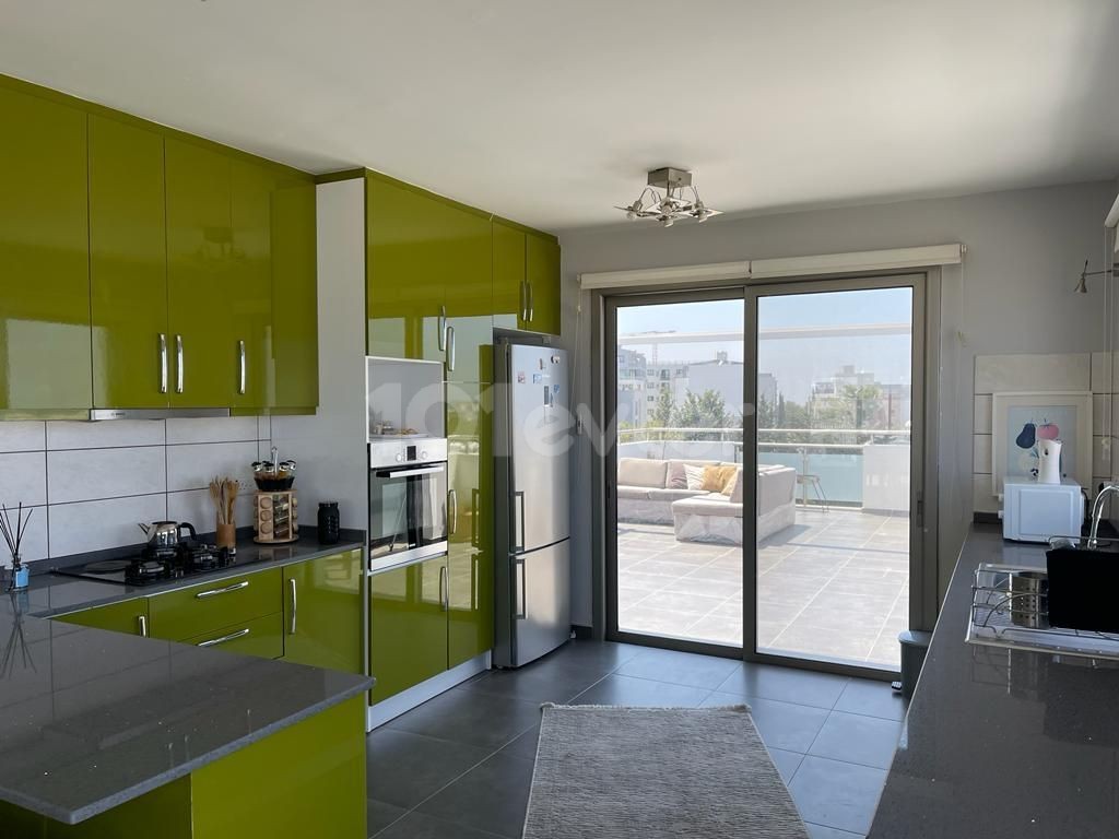 3+1 PENTHOUSE FOR SALE WITH A LARGE TERRACE IN THE CENTER OF KYRENIA ** 