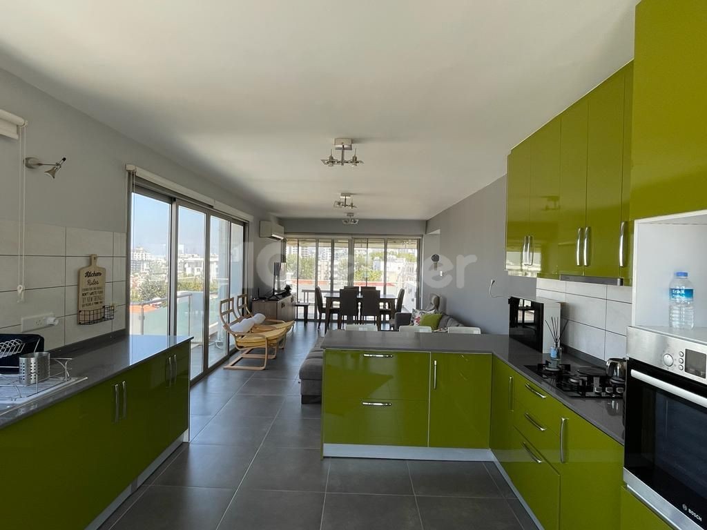 3+1 PENTHOUSE FOR SALE WITH A LARGE TERRACE IN THE CENTER OF KYRENIA ** 