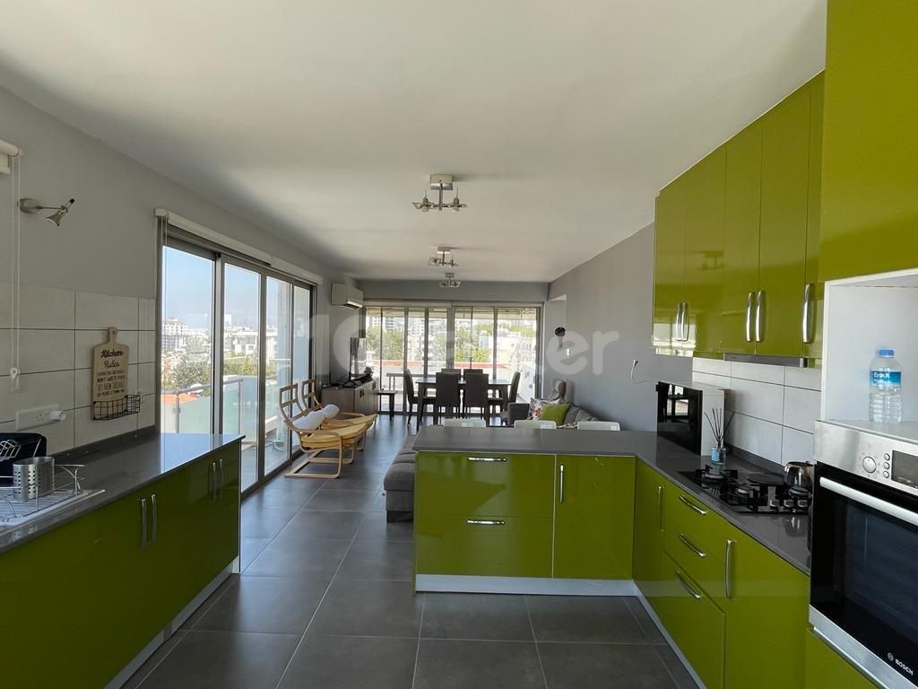 3+1 PENTHOUSE FOR SALE WITH A LARGE TERRACE IN THE CENTER OF KYRENIA ** 