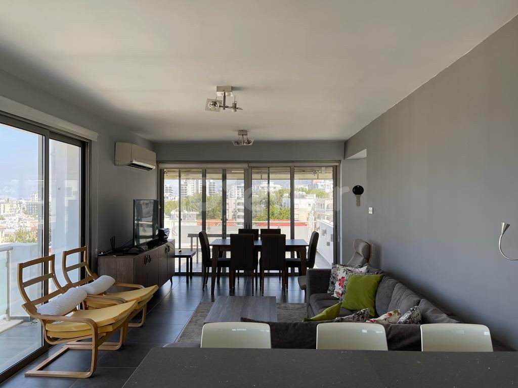 3+1 PENTHOUSE FOR SALE WITH A LARGE TERRACE IN THE CENTER OF KYRENIA ** 