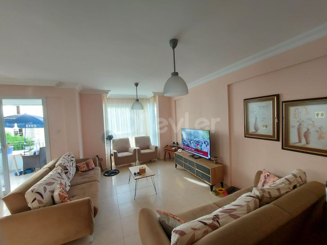 3 + 1 GROUND FLOOR APARTMENT FOR SALE IN ALSANCAK WITH POOL! ** 