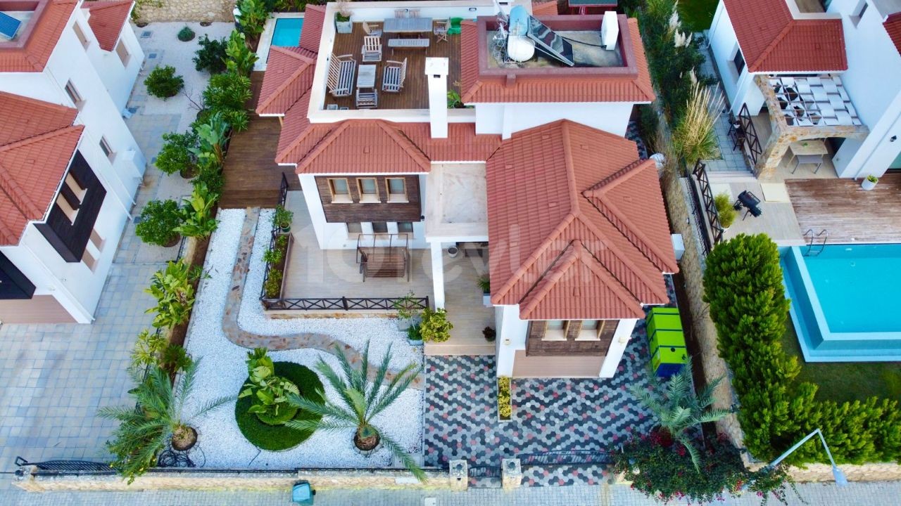 Furnished 4+1 Luxury Villa for Sale in Bellapais, one of the most special regions of Kyrenia, Cyprus!