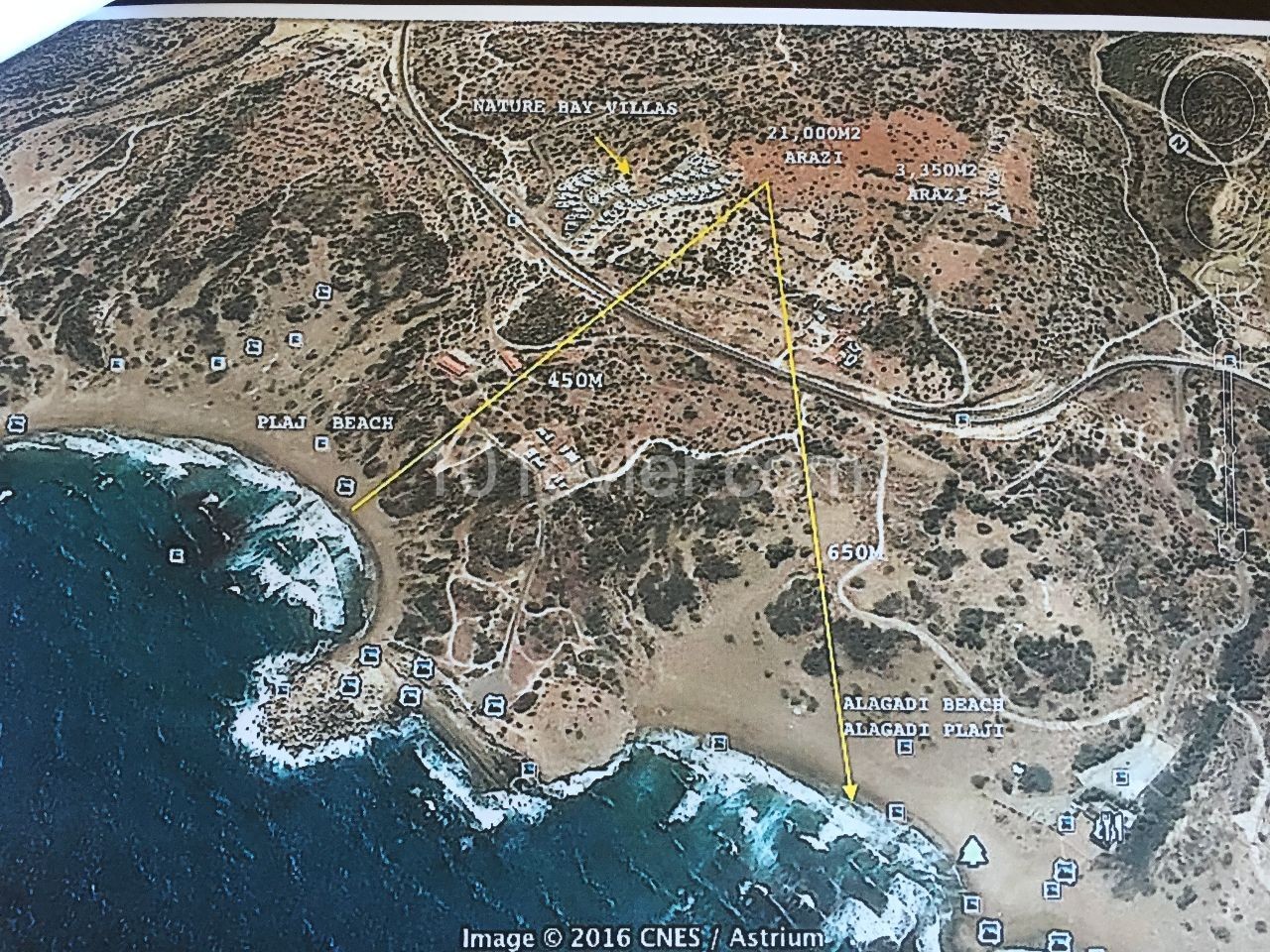 Land for sale in Kyrenia Alagadi with stunning sea views ** 