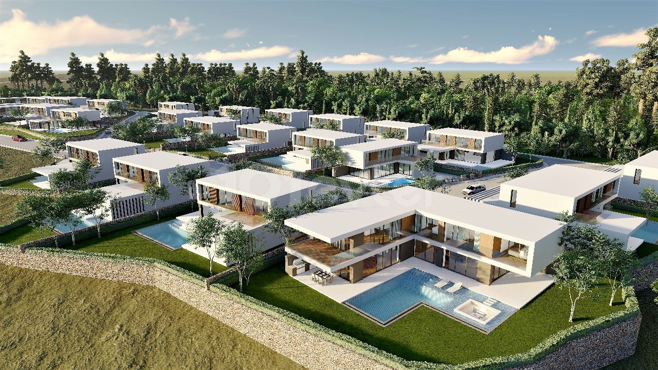 4+1 and 5+1 Comfortable Luxury Villas for Sale in Çatalköy