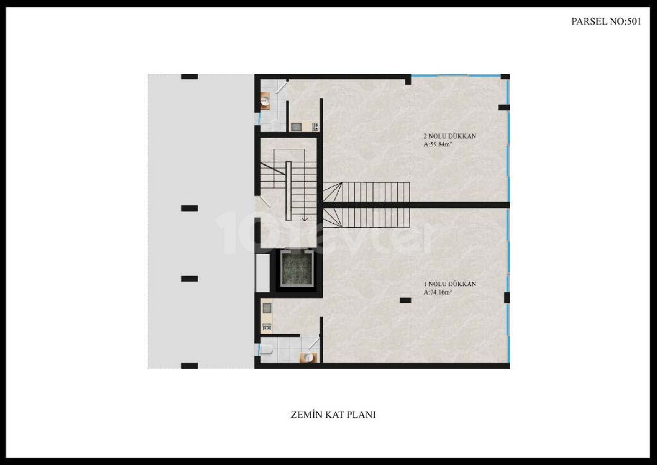 Girne Merkeze yakın Satılık lüks 3+1 Daireler  ve son  1 tane kalan 3+1Loft Daire 