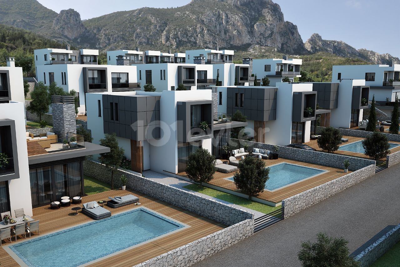 4+1 Luxury Villas for sale in Karmi, Kyrenia