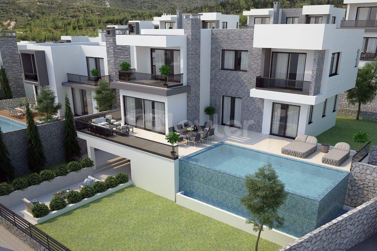 4+1 Luxury Villas for sale in Karmi, Kyrenia