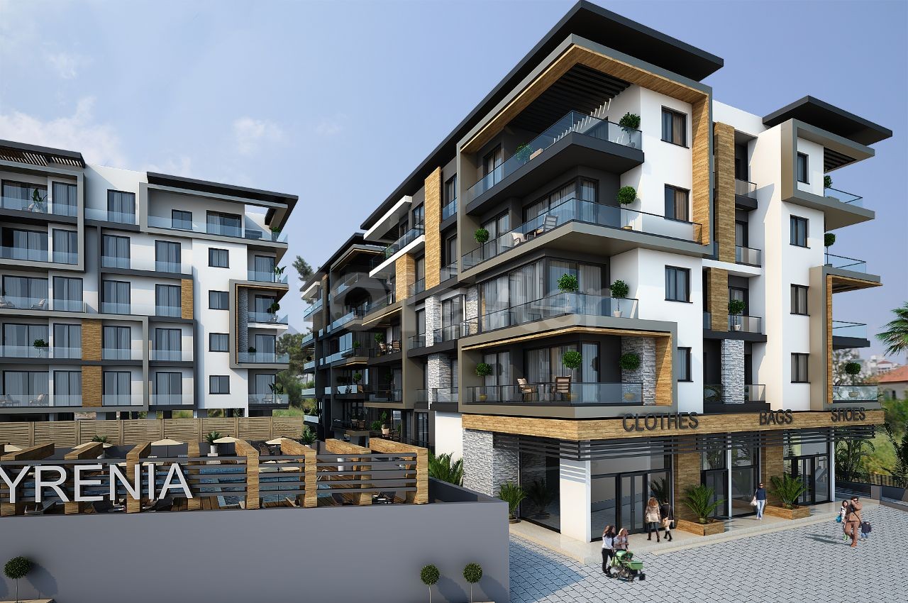 Limited number of 1+1 - 2+1 and penthouses for sale in Kyrenia Center  