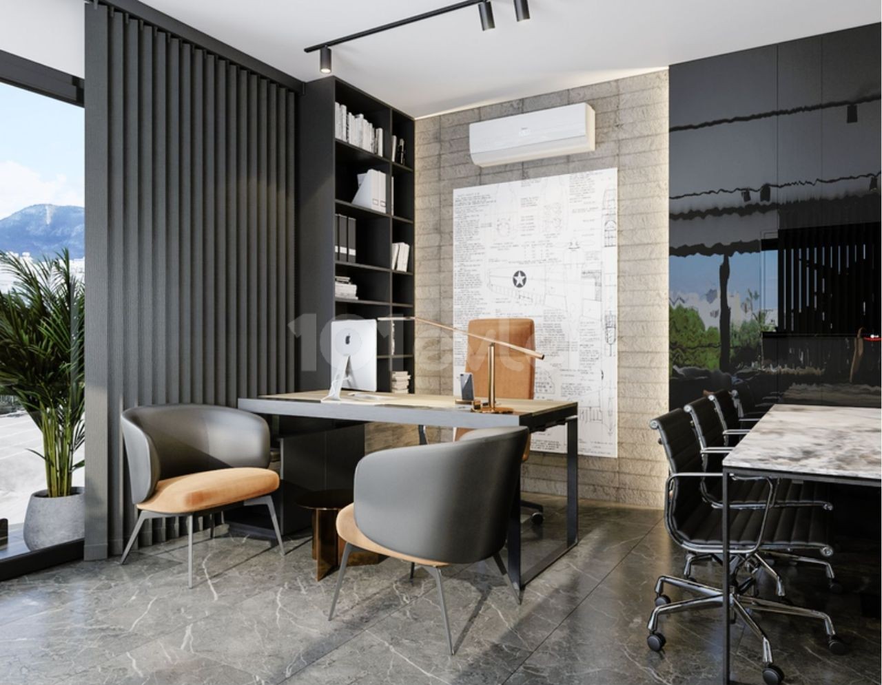 2+1 Modern Stylish Offices For Sale In The Center Of Kyrenia