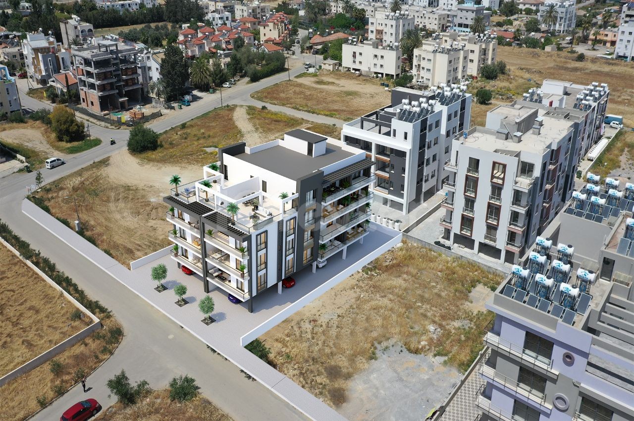 2+1 flats and 2+1 penthouse for sale in Kaymakli, Nicosia