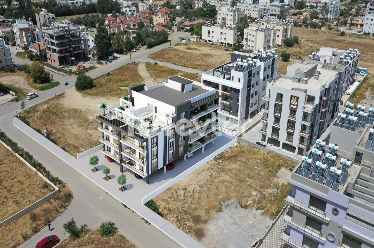 Lefkosa Kaymakli bolgesinde satilik 2+1 daireler ve 2+1 penthouse