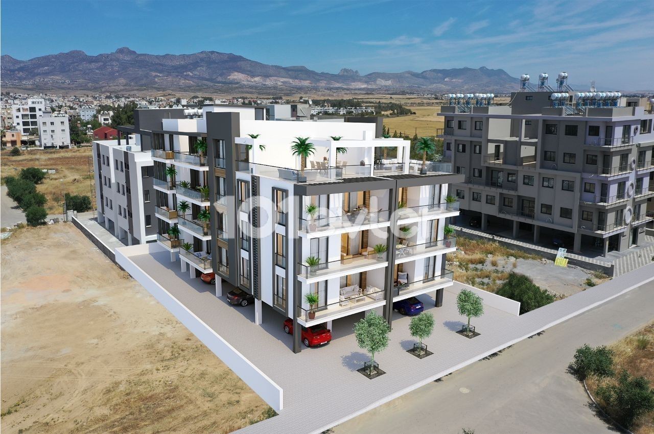 2+1 flats and 2+1 penthouse for sale in Kaymakli, Nicosia