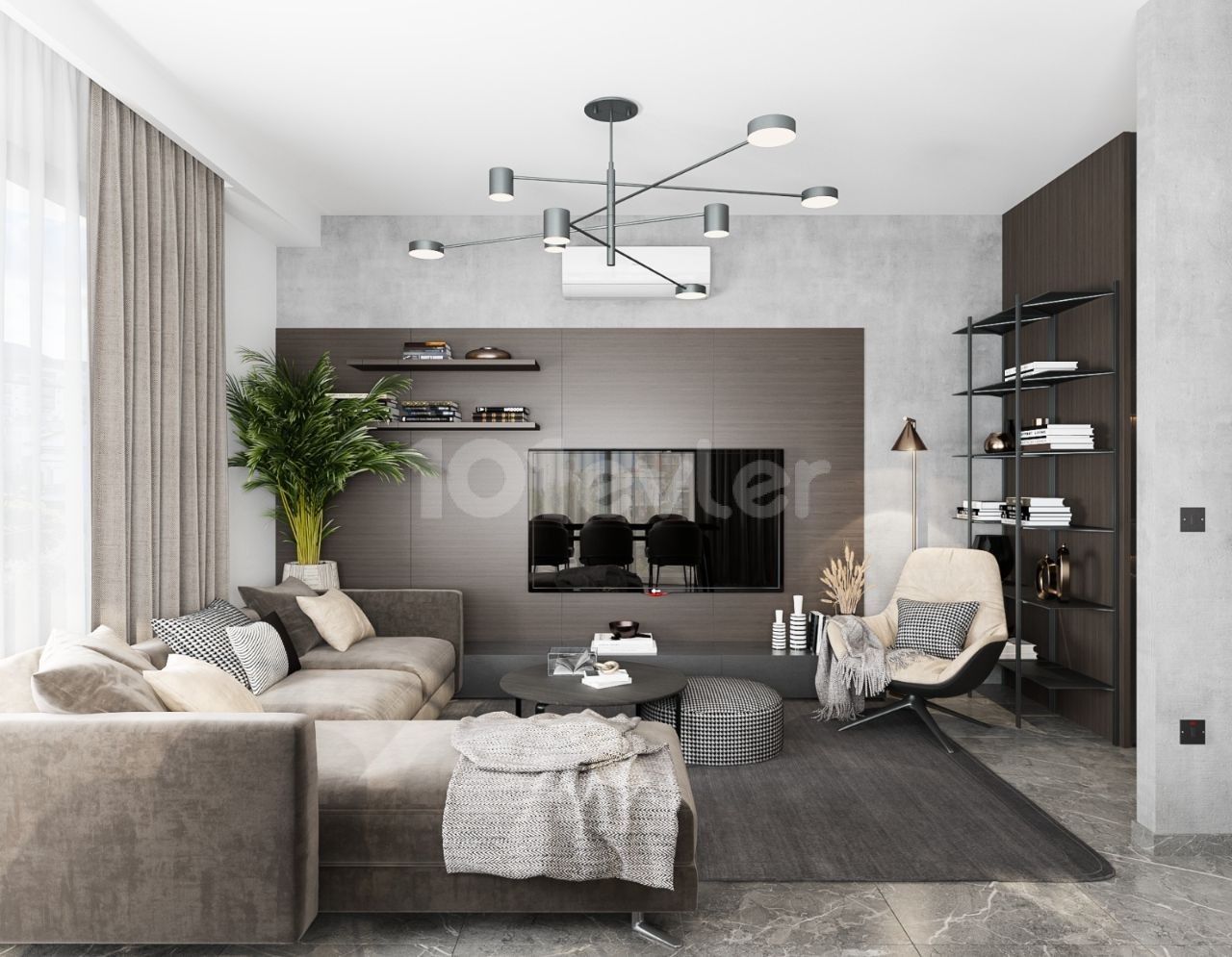 Luxuriöse 2+1-Wohnung im Kyrenia Center zu verkaufen