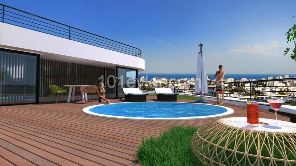 Satılık Penthouse-Girne Merkez, Girne