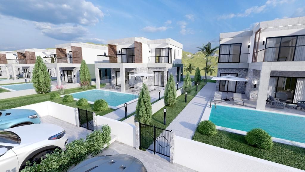 Modern 3 Bed Villas In Catalkoy With Optional Private Pool, Walking Distance From All Amenities   Reference No #5331