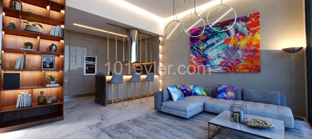 Bellapais'te Havuzlu Salonlu Eşsiz Modern VIP Villa ** 