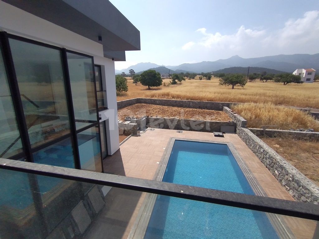 Modern New Build Ready 3 Bed Villa In Tatlisu With Pool   