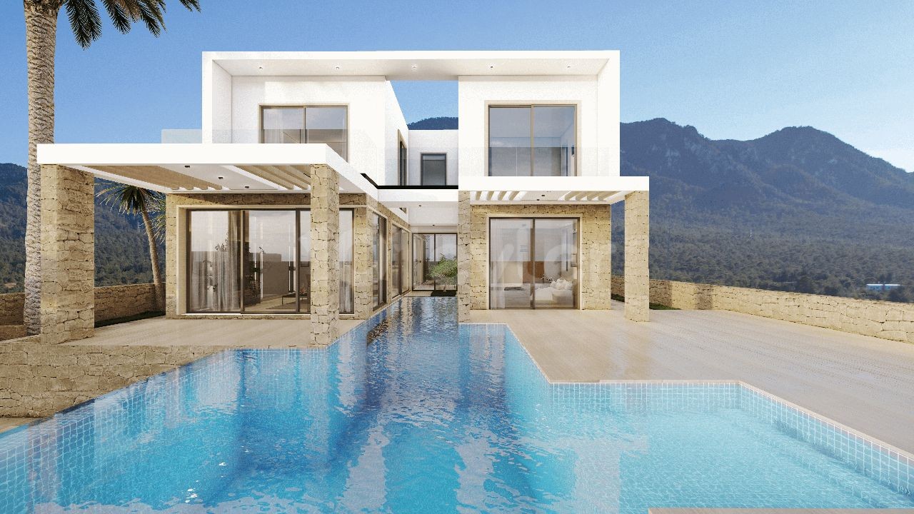 Modern Luxury 4 Bedroom Villas With Sea Views And Private Swimming Pool   