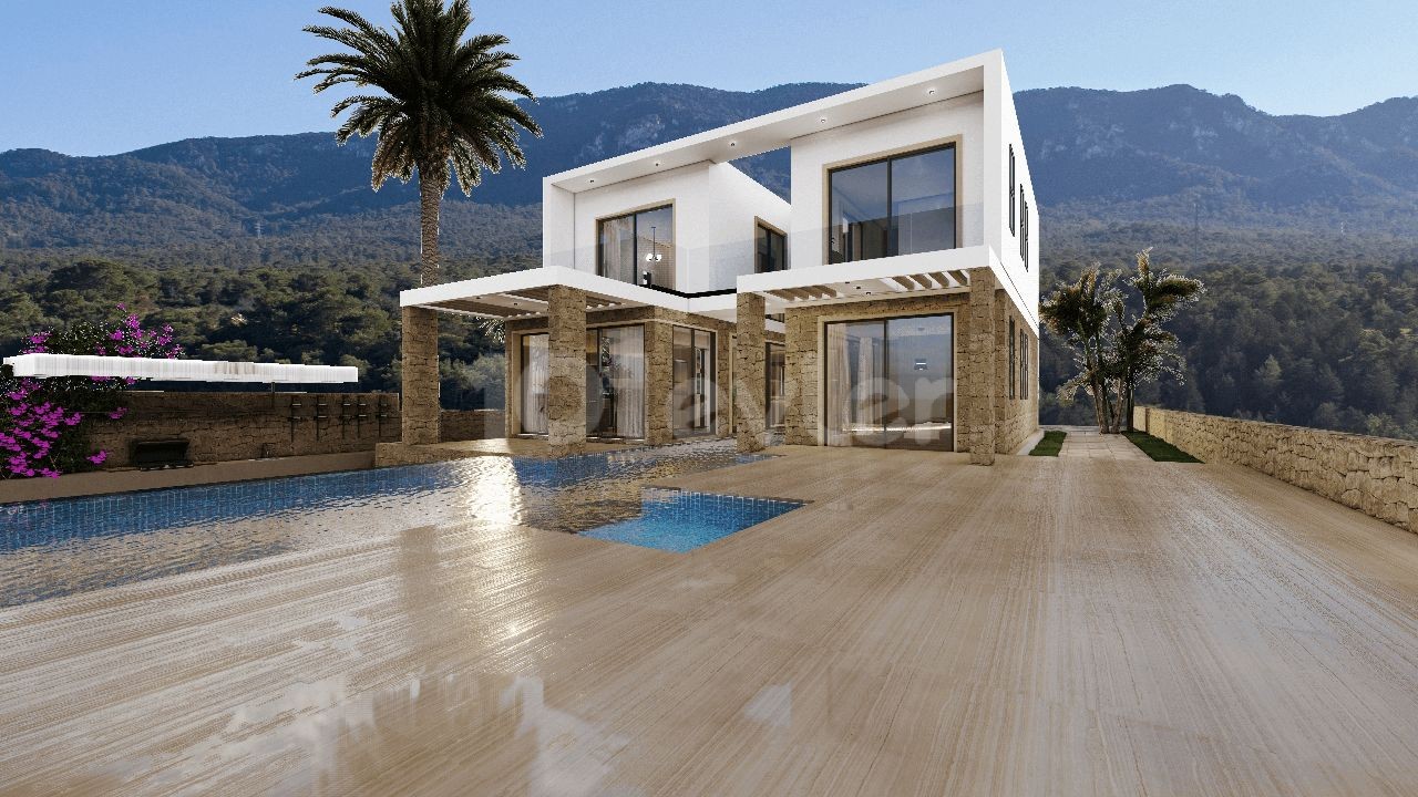 Modern Luxury 4 Bedroom Villas With Sea Views And Private Swimming Pool   