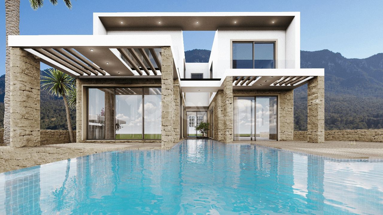 Modern Luxury 4 Bedroom Villas With Sea Views And Private Swimming Pool   