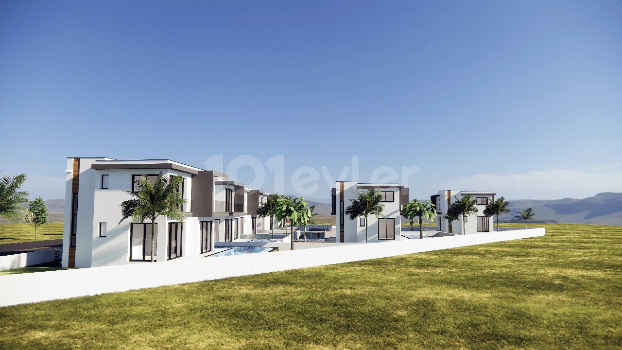 Modern 3 Bedroom Villas Close To The Sea With Private Swimming Pool In Esentepe