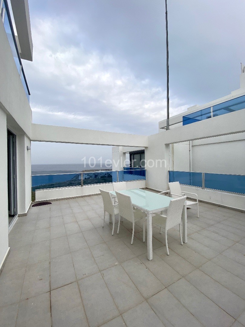3+2 LUXURIOUS PENTHOUSE WITH FULL SEA AND MOUNTAIN VIEW 