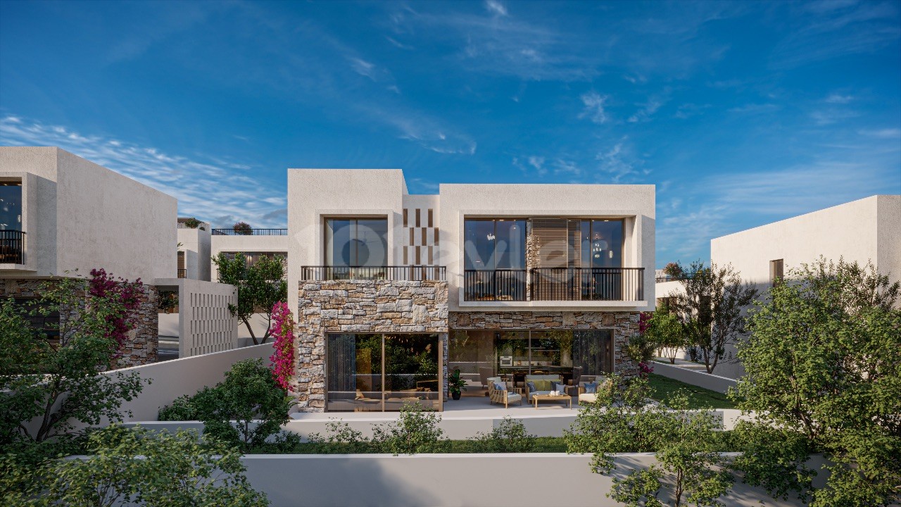 3+1 VILLAS IN A SPECIAL COMPLEX PROJECT WITH SHARED POOL