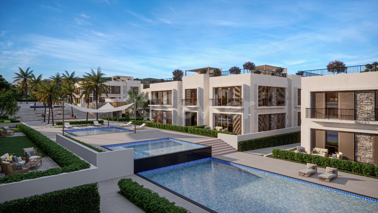 3+1 VILLAS IN A SPECIAL COMPLEX PROJECT WITH SHARED POOL