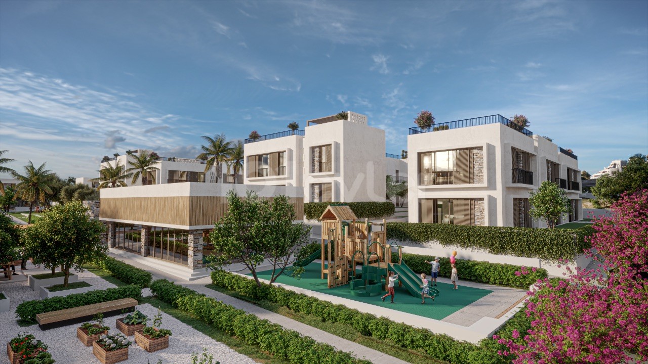 3+1 VILLAS IN A SPECIAL COMPLEX PROJECT WITH SHARED POOL