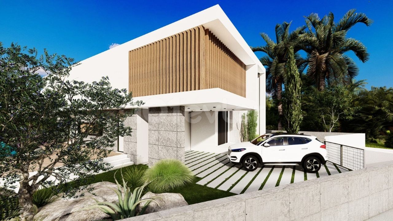 MODERN 4+1 VILLAS WITH PRIVATE POOL CLOSE TO KARMI ROUNDABOUT