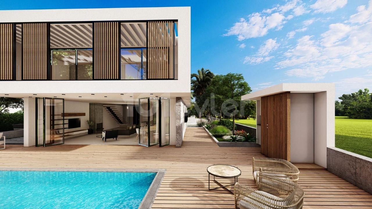 MODERN 4+1 VILLAS WITH PRIVATE POOL CLOSE TO KARMI ROUNDABOUT