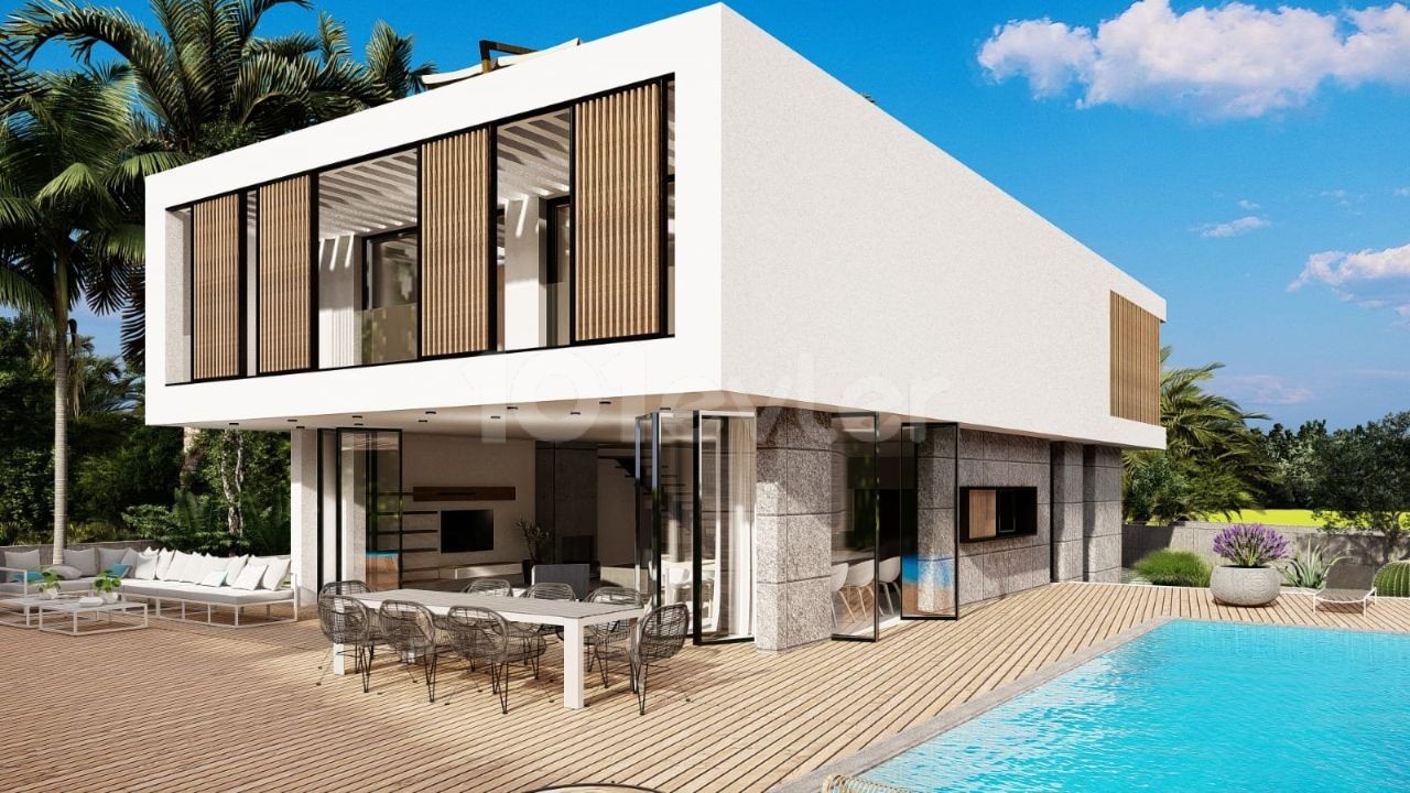 MODERN 4+1 VILLAS WITH PRIVATE POOL CLOSE TO KARMI ROUNDABOUT