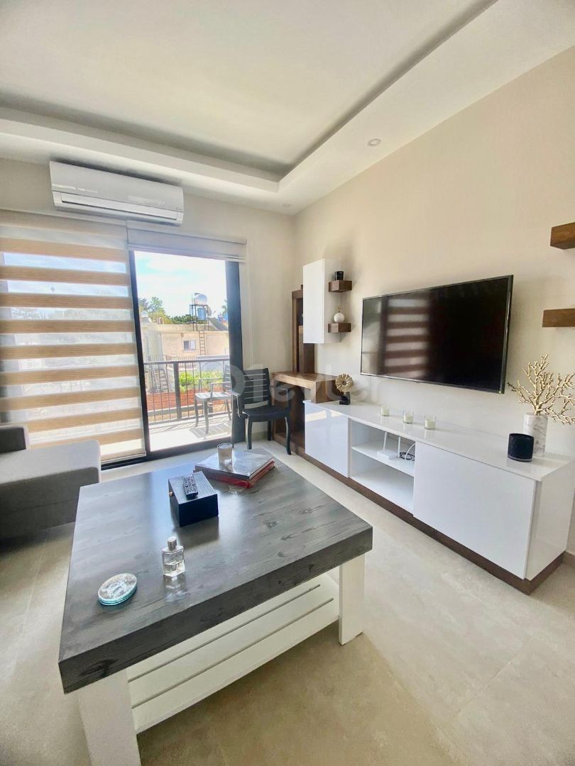 GİRNE/ÇATALKÖY'DE SATILIK 1+1 FUL EŞYALI PENTHOUSE