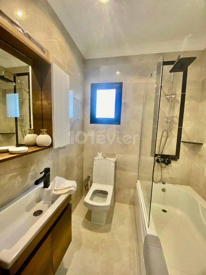 GİRNE/ÇATALKÖY'DE SATILIK 1+1 FUL EŞYALI PENTHOUSE