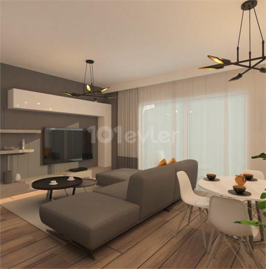 GİRNE/ALSANCAK'TA YAPIM AŞAMASINDA SATILIK 2+1 DAİRE