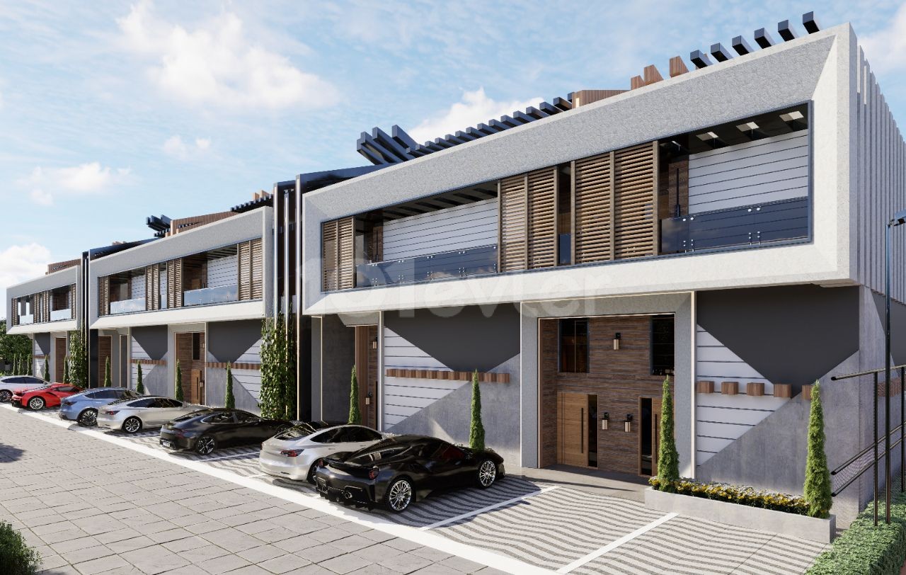 1+1 پنت هاوس / 2 + 1 آپارتمان برای فروش در GIRNE/BAHÇELİ در مرحله پروژه