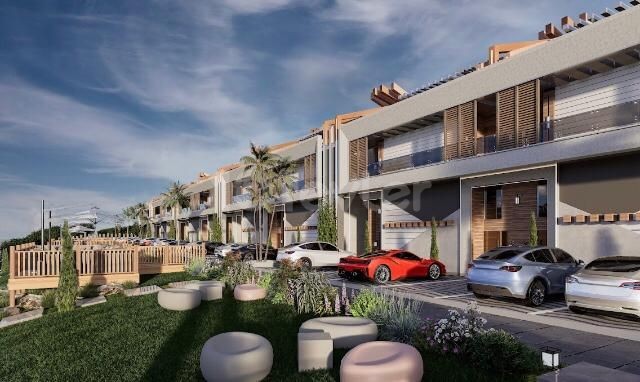 1+1 PENTHOUSE/2+1 LOFT-WOHNUNGEN ZUM VERKAUF IN GIRNE/BAHÇELİ IN DER PROJEKTPHASE